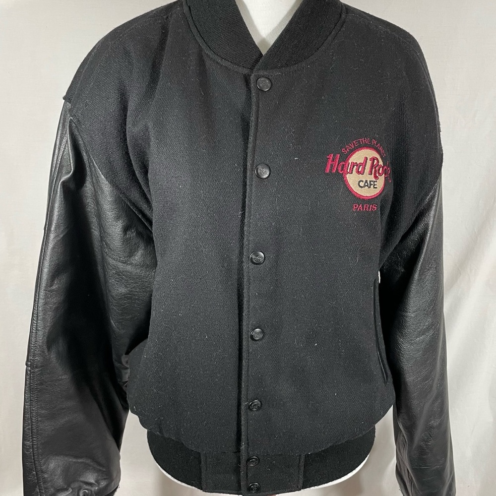 Vintage Hard Rock Cafe Bomber Jacket- Paris